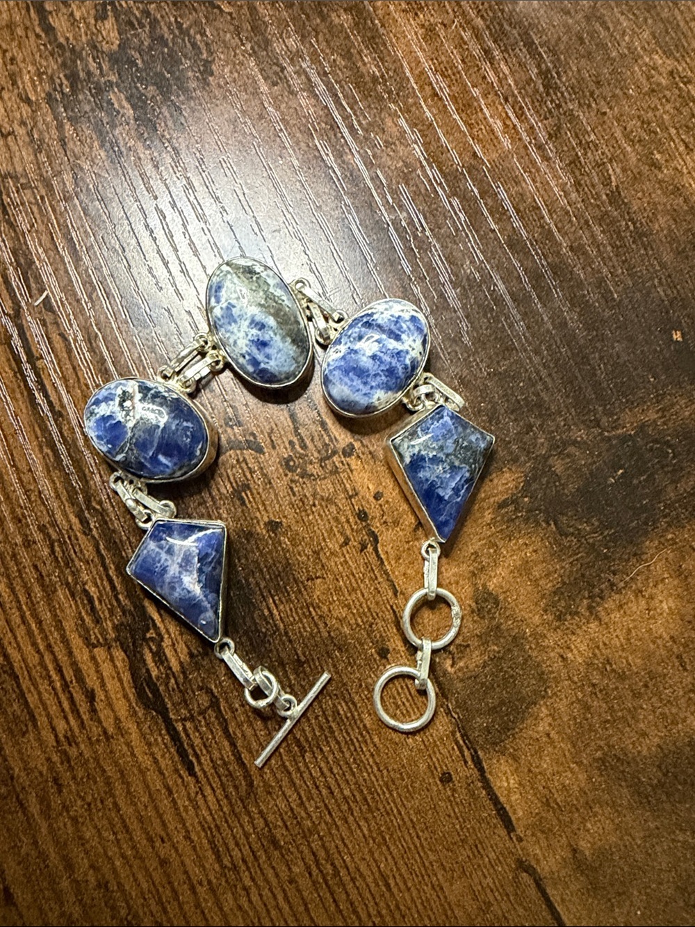 Sodalite Stone Link Bracelet